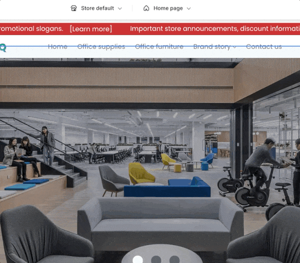 Create template button in Shopify Theme Editor